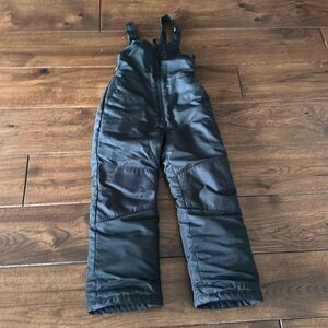 Black Snow Bib Overalls